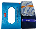 Raymond Cotton Blend Self Design Shirt & Trouser Fabric