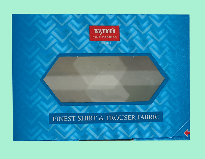 Raymond Cotton Blend Self Design Shirt & Trouser Fabric