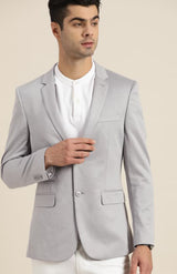 Mans Fab PolyViscose Rayon Solid Blazer