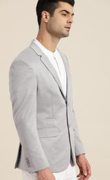 Mans Fab PolyViscose Rayon Solid Blazer