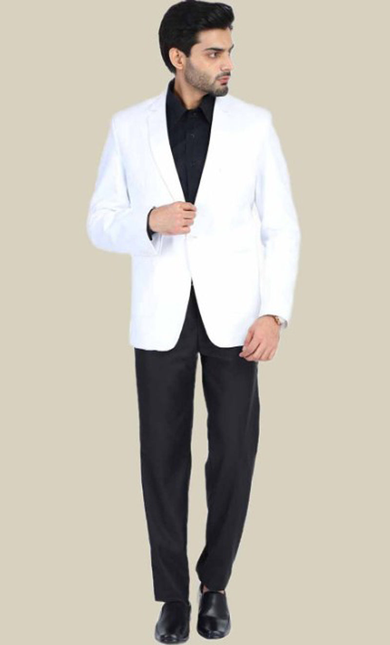 Mans Fab PolyViscose Rayon Solid Blazer