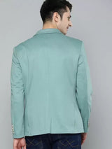 Mans Fab PolyViscose Rayon Solid Blazer