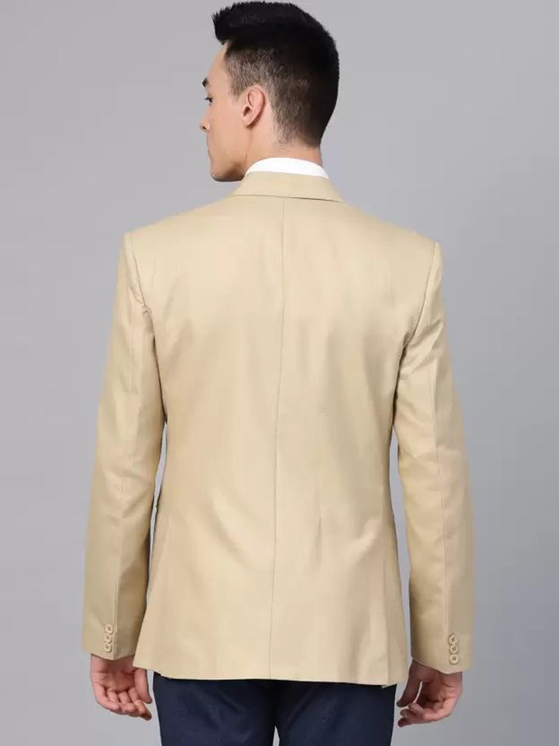 Mans Fab PolyViscose Rayon Solid Blazer