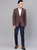 Mans Fab PolyViscose Rayon Solid Blazer