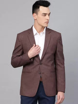 Mans Fab PolyViscose Rayon Solid Blazer