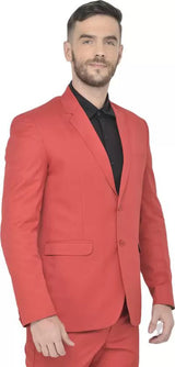 Mans Fab PolyViscose Rayon Solid Blazer