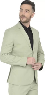 Mans Fab PolyViscose Rayon Solid Blazer