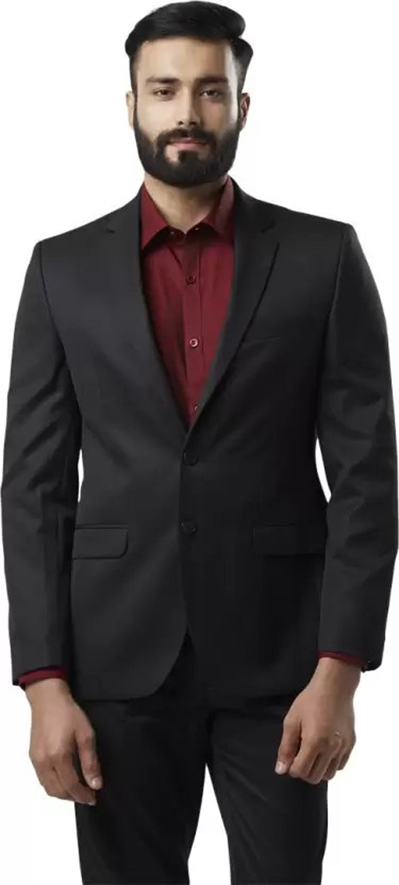 Mans Fab PolyViscose Rayon Solid Blazer