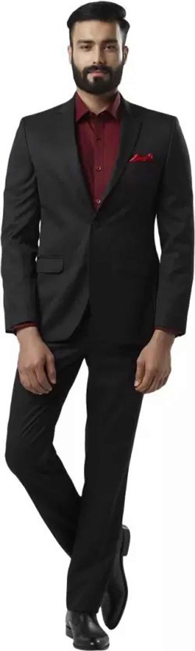 Mans Fab PolyViscose Rayon Solid Blazer