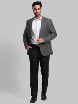 Mans Fab PolyViscose Rayon Solid Blazer