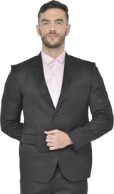 Mans Fab PolyViscose Rayon Solid Blazer