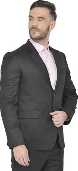 Mans Fab PolyViscose Rayon Solid Blazer