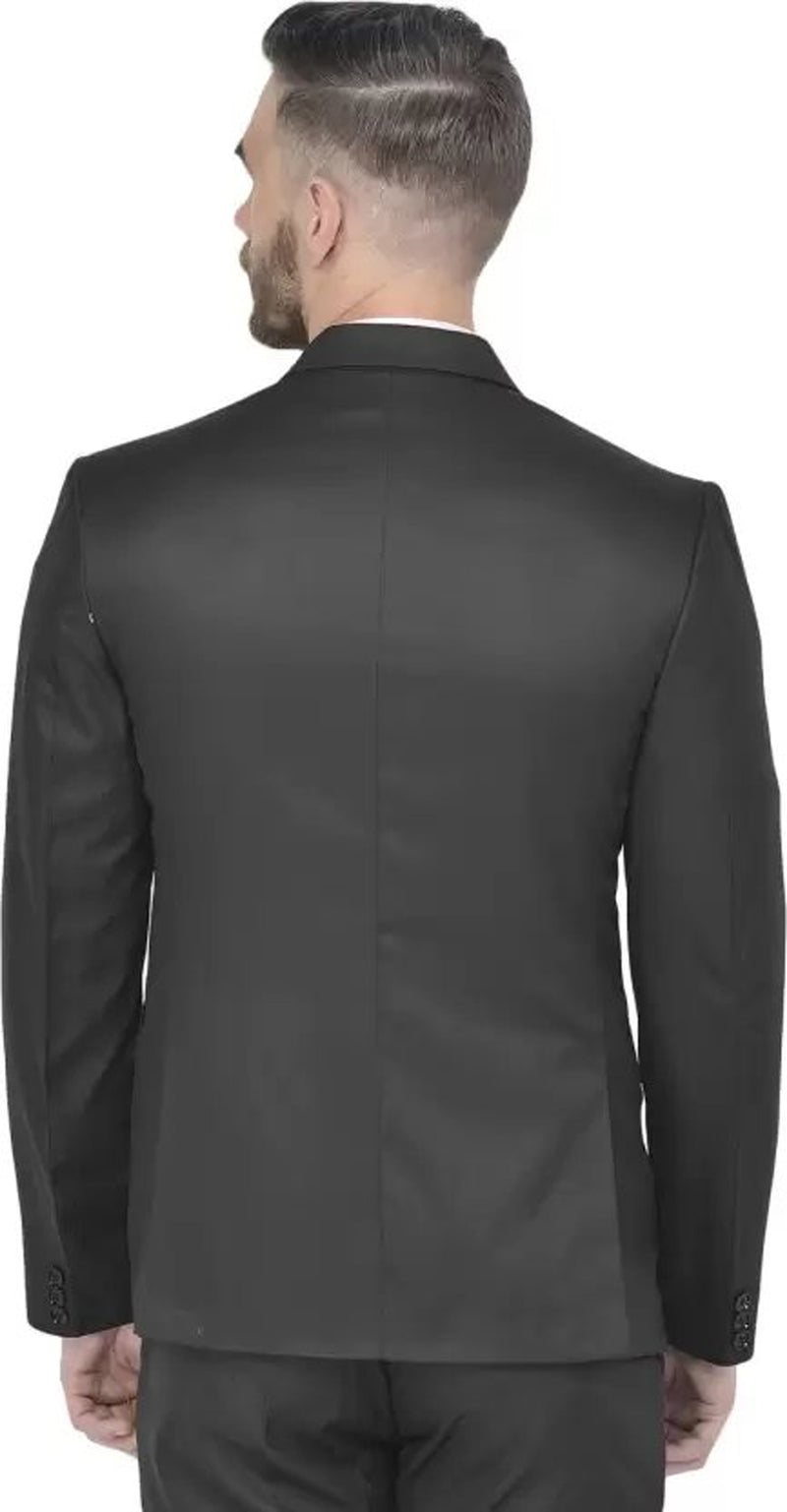 Mans Fab PolyViscose Rayon Solid Blazer