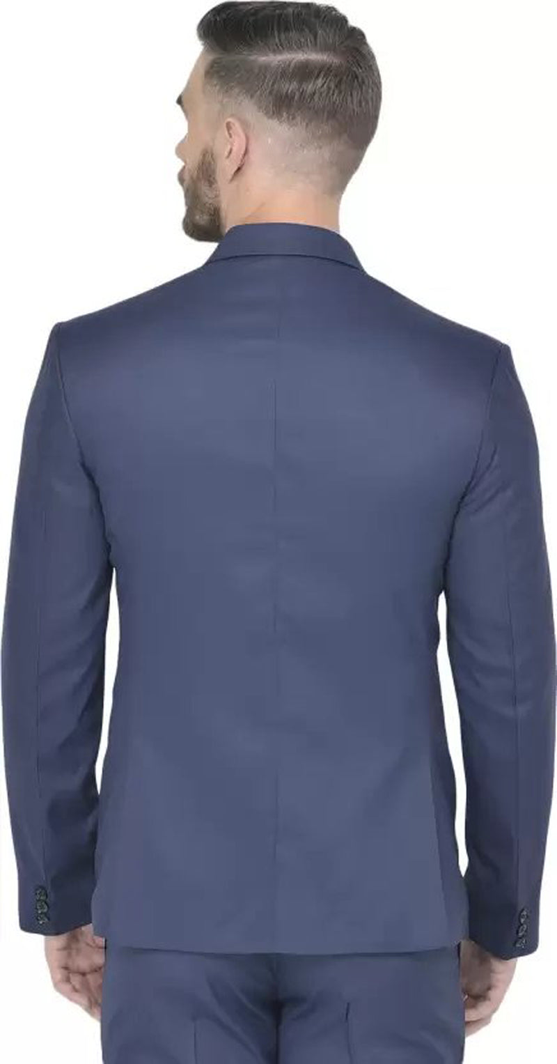 Mans Fab PolyViscose Rayon Solid Blazer