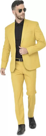 Mans Fab PolyViscose Rayon Solid Blazer