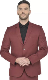 Mans Fab PolyViscose Rayon Solid Blazer