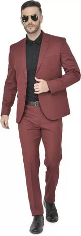 Mans Fab PolyViscose Rayon Solid Blazer