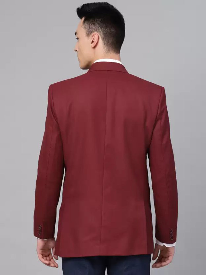 Mans Fab PolyViscose Rayon Solid Blazer