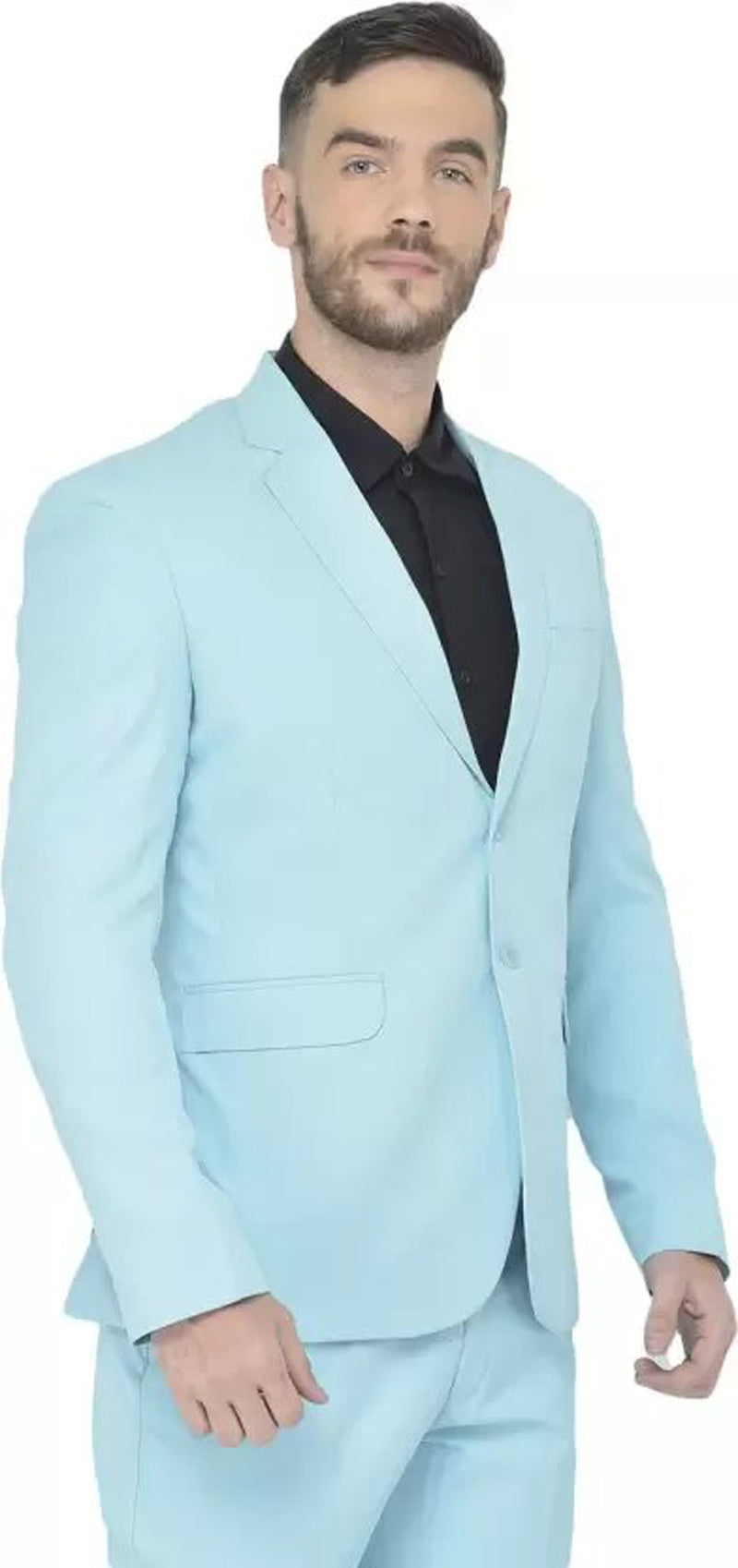 Mans Fab PolyViscose Rayon Solid Blazer