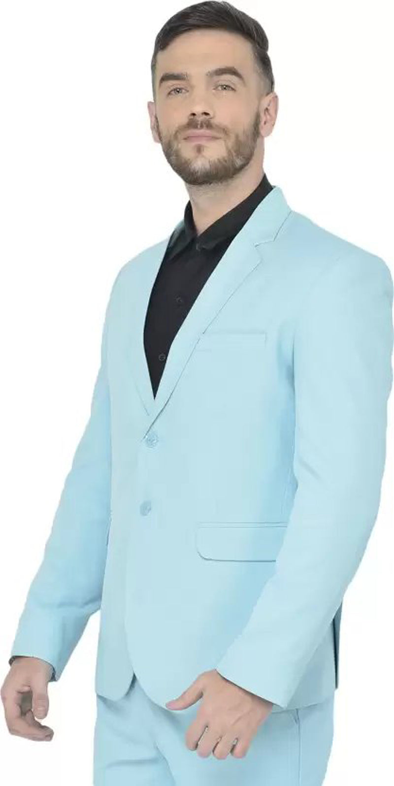 Mans Fab PolyViscose Rayon Solid Blazer