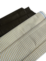 Raymond Pure Cotton Checkered Shirt & Trouser Fabric