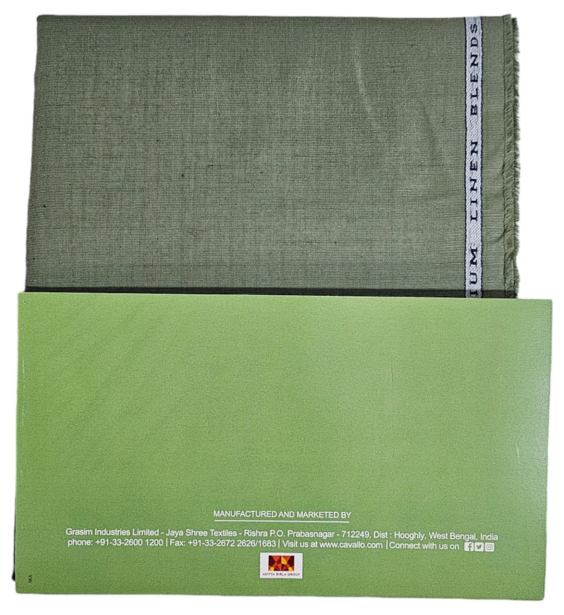 Aditya Birla Linen Club Solid Shirt Fabric  (Unstitched) LINEN-CLUB