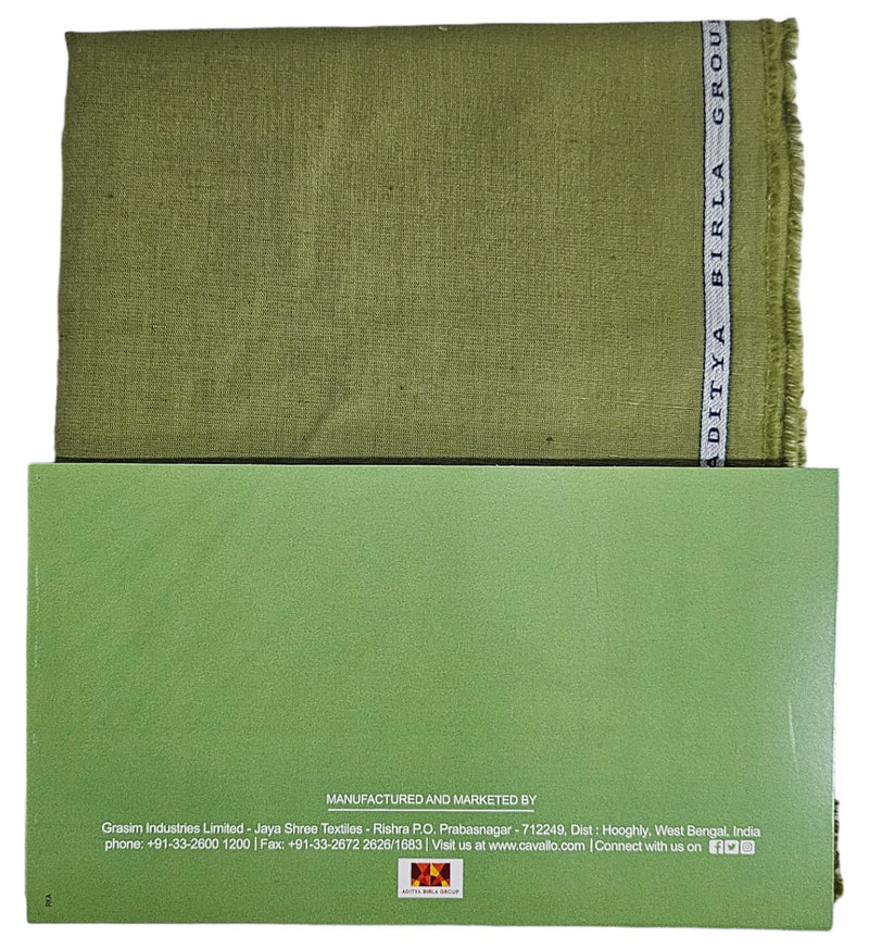 Aditya Birla Linen Club Solid Shirt Fabric  (Unstitched) LINEN-CLUB