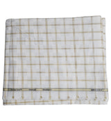 Siyaram Cotton Checks Printed Shirt Fabric (Unstitched)