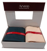 Arvind Unstitched Cotton Blend Shirt & Trouser Fabric