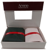 Arvind Unstitched Cotton Blend Shirt & Trouser Fabric