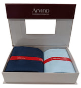 Arvind Unstitched Cotton Blend Shirt & Trouser Fabric