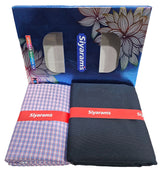 Siyaram Cotton Printed Shirt & Trouser Fabric (Unstitched)