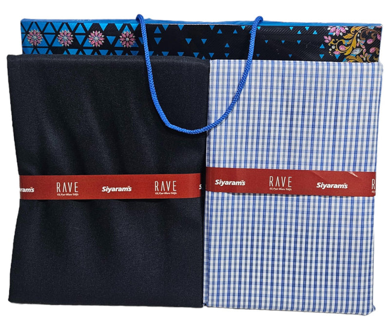 Siyaram Cotton Printed Shirt & Trouser Fabric (Unstitched)