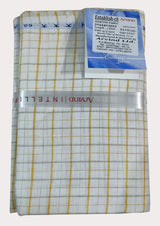 Arvind Linen Checkered Shirt Fabric