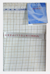 Arvind Linen Checkered Shirt Fabric