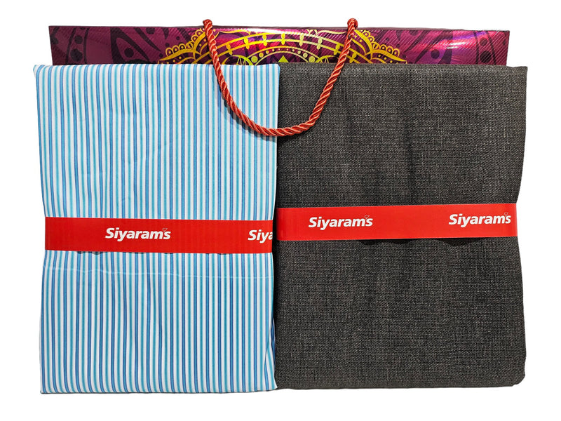 Siyaram Cotton Printed Shirt & Trouser Fabric (Unstitched)