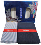 Siyaram Cotton Printed Shirt & Trouser Fabric (Unstitched)