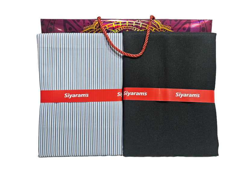 Siyaram Cotton Printed Shirt & Trouser Fabric (Unstitched)