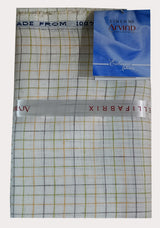 Arvind Linen Checkered Shirt Fabric