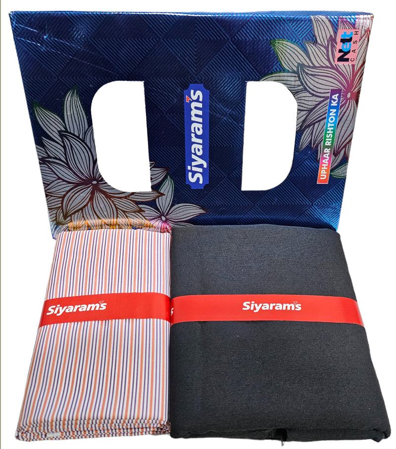 Siyaram Cotton Printed Shirt & Trouser Fabric (Unstitched)