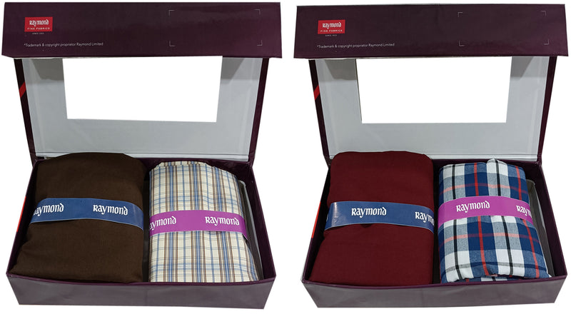 Raymond Cotton Blend Shirt & Trouser Fabric Combo-(2)