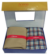 Latest Arvind Checkered Shirt & Trouser Fabric