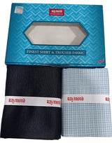 Raymond Unstitched Cotton  Checkered Shirt & Trouser Fabric