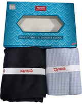 Raymond Unstitched Cotton  Checkered Shirt & Trouser Fabric