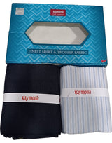 Raymond Unstitched Cotton  Checkered Shirt & Trouser Fabric