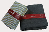 SIYARAM,S CHECKS PRINT SHIRT AND PANT FABRIC COMBO