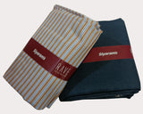 SIYARAM,S CHECKS PRINT SHIRT AND PANT FABRIC COMBO