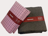 SIYARAM,S CHECKS PRINT SHIRT AND PANT FABRIC COMBO