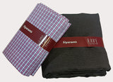 SIYARAM,S CHECKS PRINT SHIRT AND PANT FABRIC COMBO