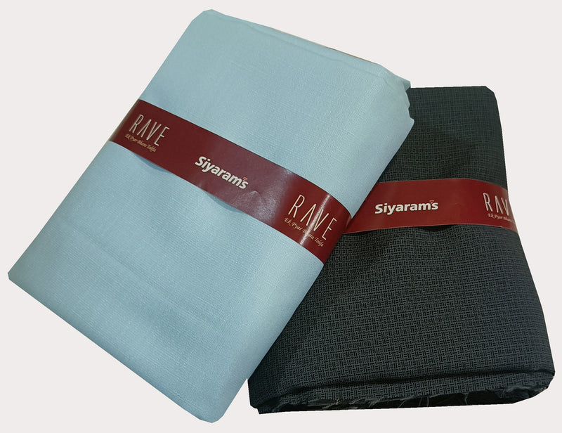 Siyaram Cotton Printed Shirt & Trouser Fabric (Unstitched)